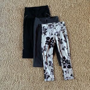 ATHLETA Bundle of 3 Leggings Yoga Running Size XS